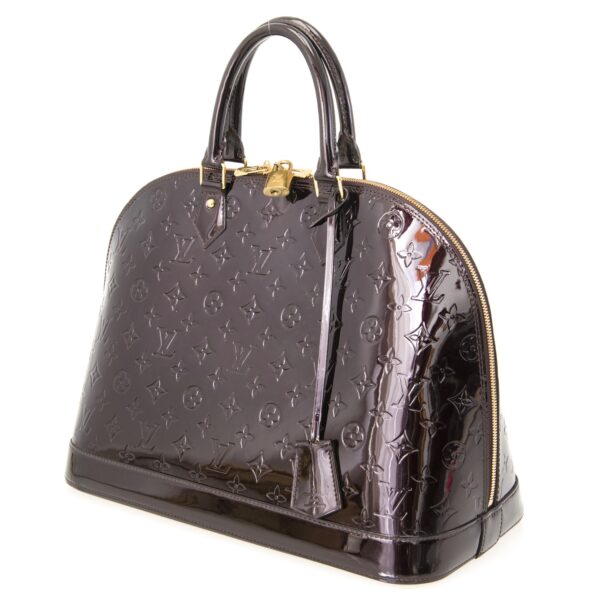 Louis Vuitton Alma Amarante Vernis GM