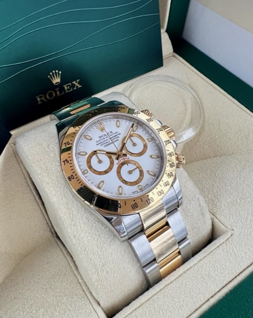 Rolex Cosmograph Daytona Steel and Gold 116523 with rare APH dial