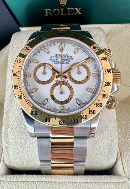 Rolex Cosmograph Daytona Steel and Gold 116523 with rare APH dial