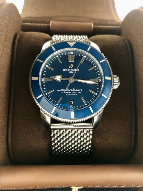 Breitling Superocean Heritage Automatic Blue Dial Men's Watch - AB2020161C1A1