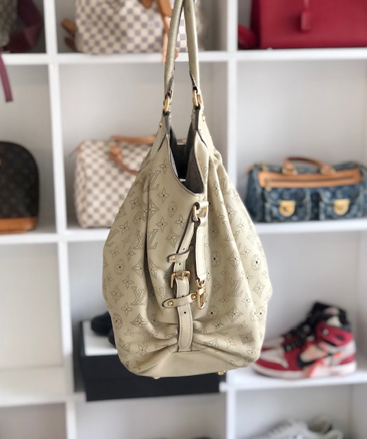 LOUIS VUITTON Sandy Monogram Mahina Leather XL Bag