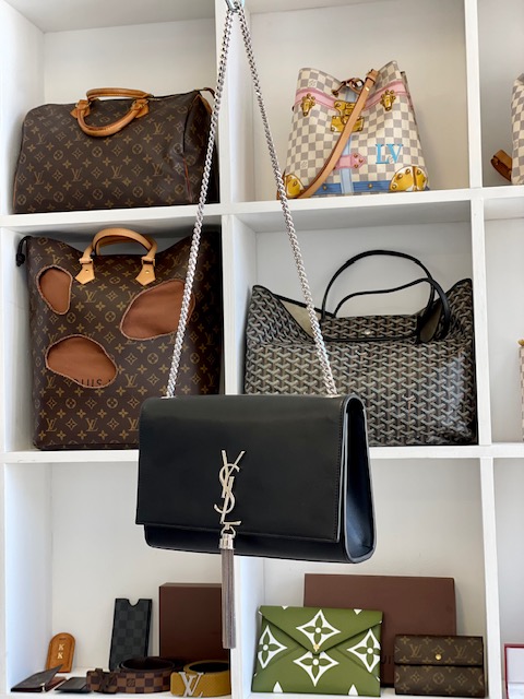 YSL Kate Medium bag with tassel and interlocking YSL initials