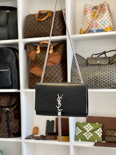 YSL Kate Medium bag with tassel and interlocking YSL initials