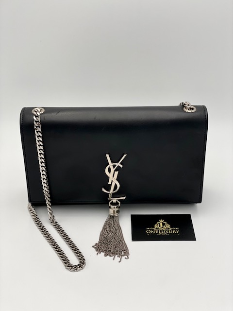 YSL Kate Medium bag with tassel and interlocking YSL initials