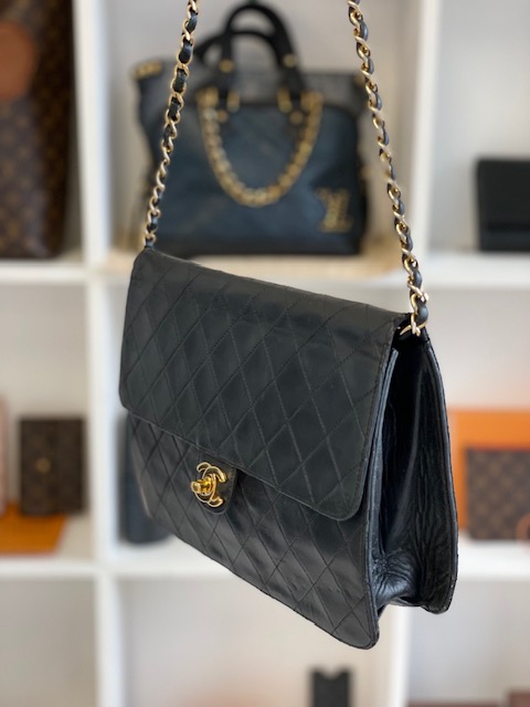 Chanel Single Flap Purse (1984) Karl Lagerfeld