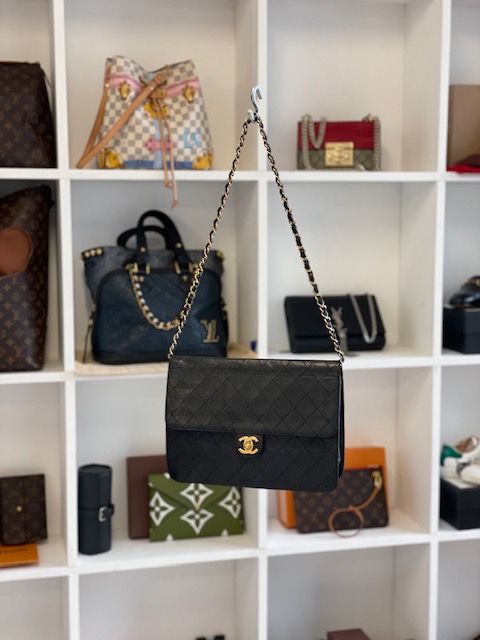 Chanel Single Flap Purse (1984) Karl Lagerfeld
