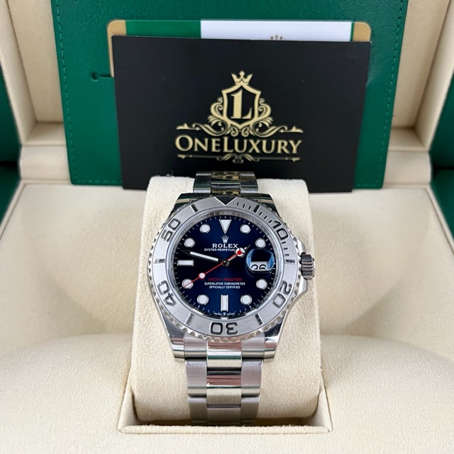 Rolex Yacht-Master Steel & Platinum blue dial Ref. 126622
