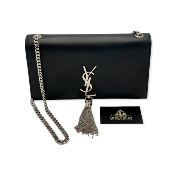 YSL Kate Medium bag with tassel and interlocking YSL initials