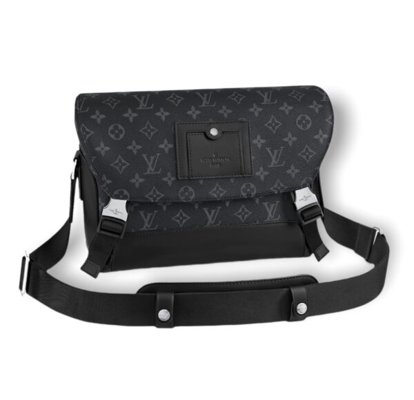 Louis Vuitton Monogram Eclipse PM Voyager Bag.