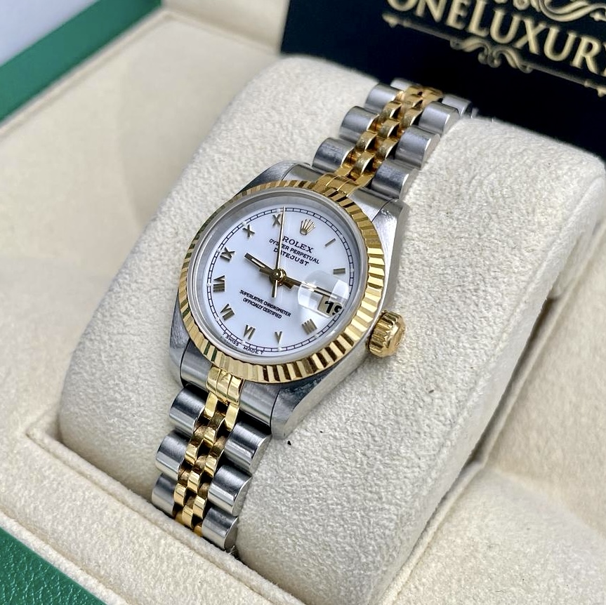 Rolex Datejust 26mm Steel Yellow Gold Ladies ref. 69173