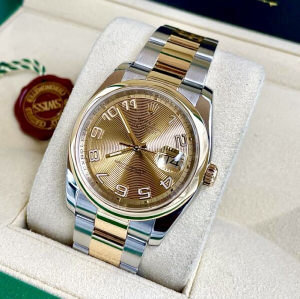 Rolex Datejust 36mm ref. 116203 Concentric Gold Dial