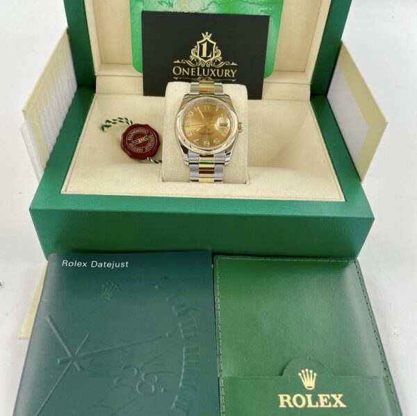 Rolex Datejust 36mm ref. 116203 Concentric Gold Dial