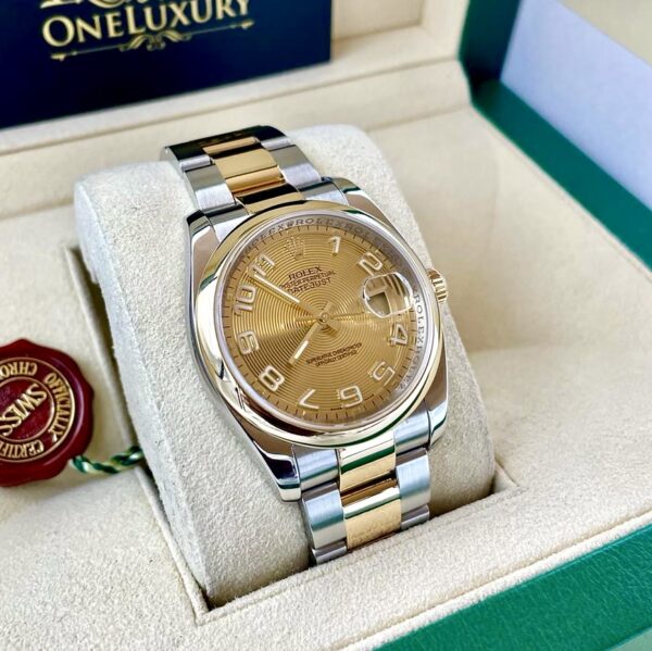 Rolex Datejust 36mm ref. 116203 Concentric Gold Dial