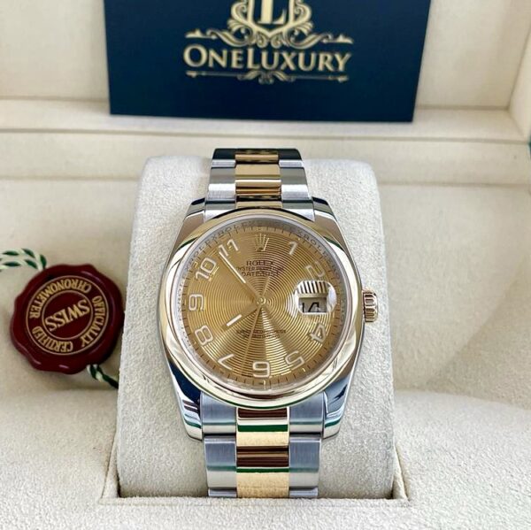 Rolex Datejust 36mm ref. 116203 Concentric Gold Dial