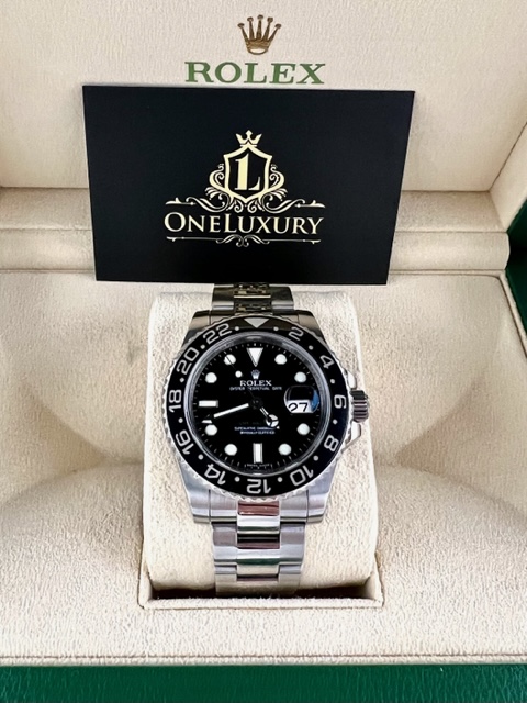 Rolex GMT-Master II 116710LN Black Dial 40mm Ceramic - Complete Set