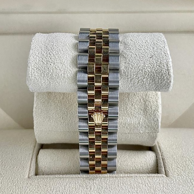 Rolex Lady-Datejust 31mm Steel Gold Fluted bezel and MOP Roman Dial ref. 178273