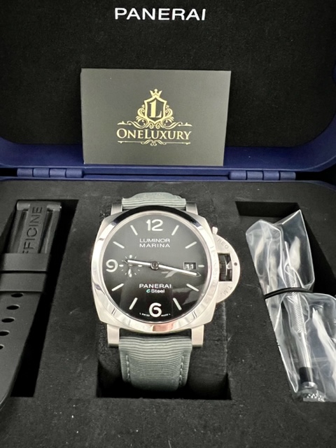 PANERAI LUMINOR MARINA ESTEEL™ GRIGIO ROCCIA 44MM - PAM01358 (NEW)