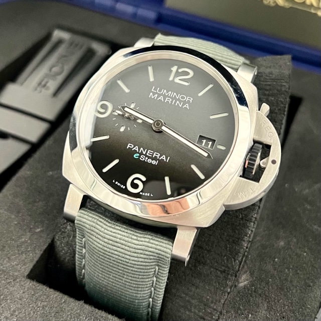 PANERAI LUMINOR MARINA ESTEEL™ GRIGIO ROCCIA 44MM - PAM01358 (NEW)