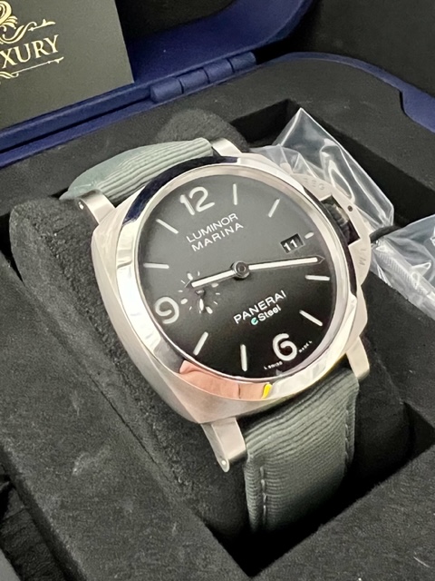 PANERAI LUMINOR MARINA ESTEEL™ GRIGIO ROCCIA 44MM - PAM01358 (NEW)