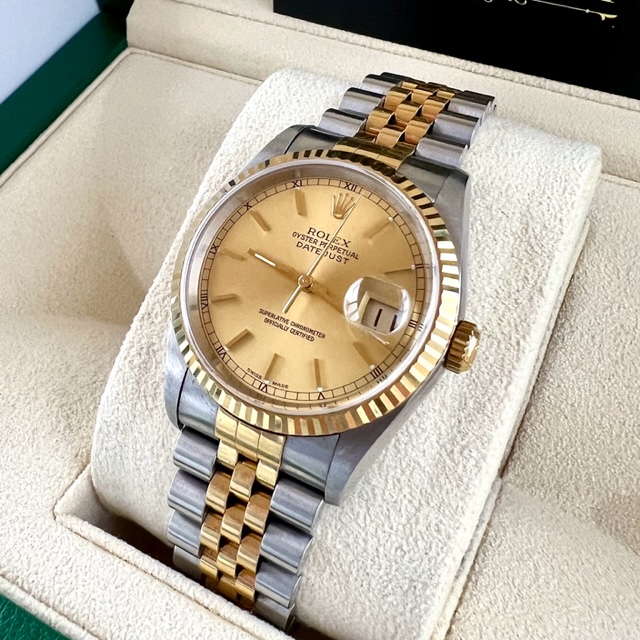Rolex Datejust 36 ref. 16233 Champagne Dial - MINT CONDITION