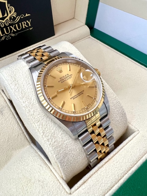 Rolex Datejust 36 ref. 16233 Champagne Dial - MINT CONDITION