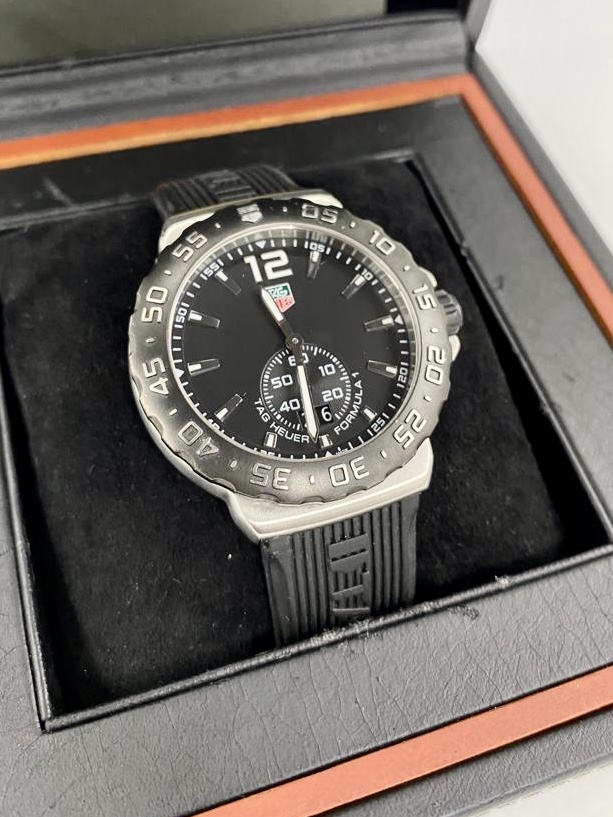 TAG Heuer Formula 1 Quartz Black Dial S/Steel 43mm WAU1110