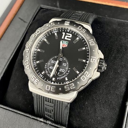 TAG Heuer Formula 1 Quartz Black Dial S/Steel 43mm WAU1110