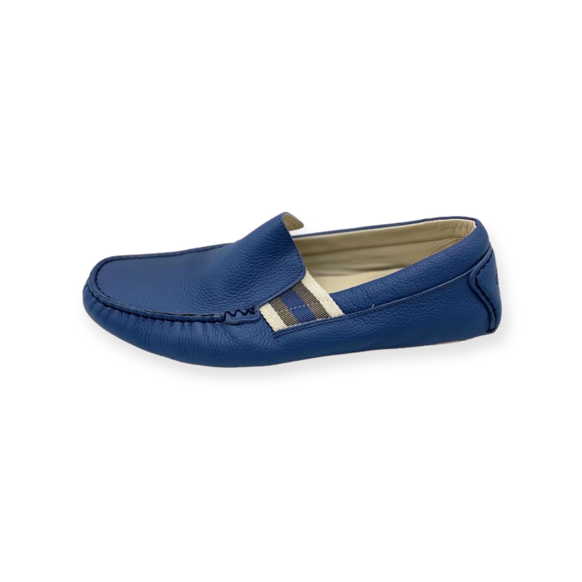 Gucci Loafers in Blue Leather Mens size 5,5 - EU 39