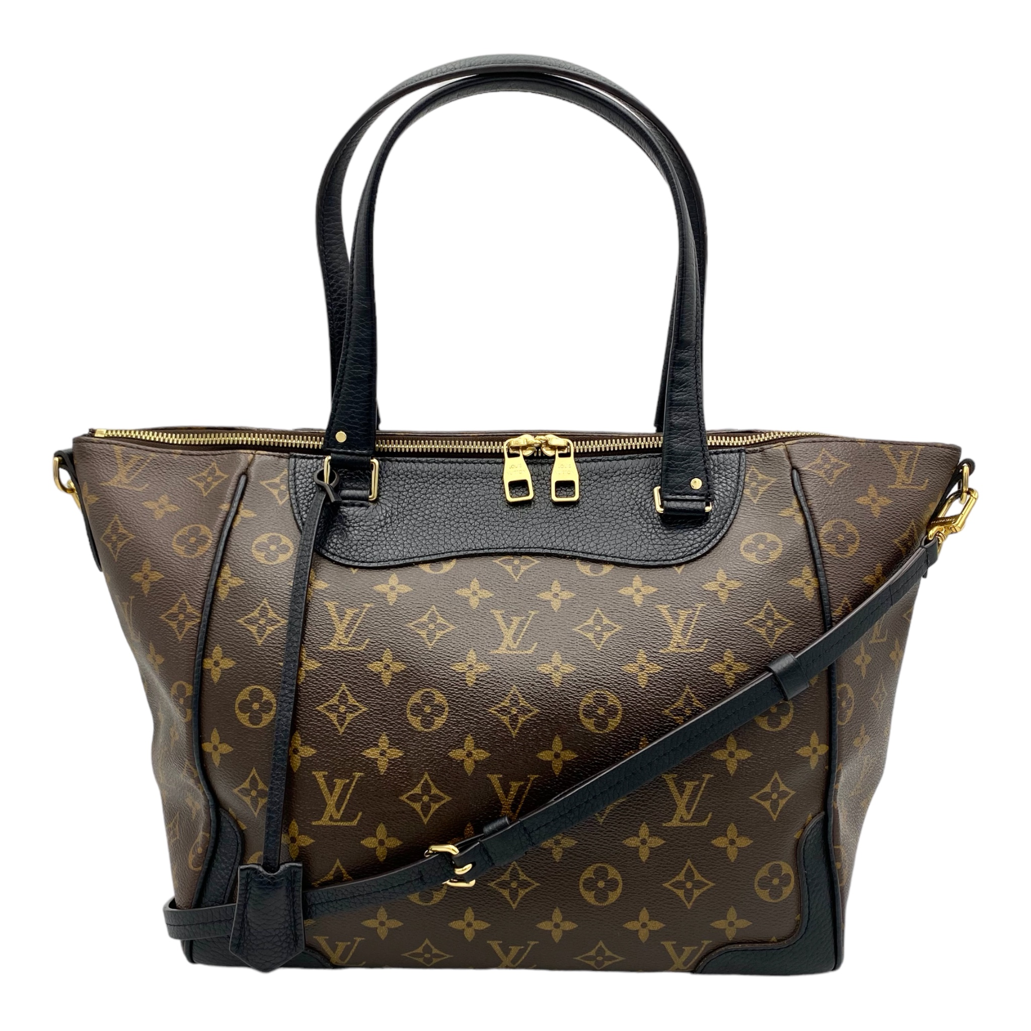 Louis Vuitton Black Monogram Canvas Estrela MM Bag