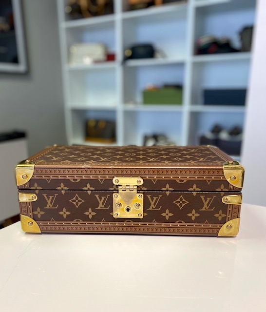 LOUIS VUITTON coffret 8 montres Monogram Trunk