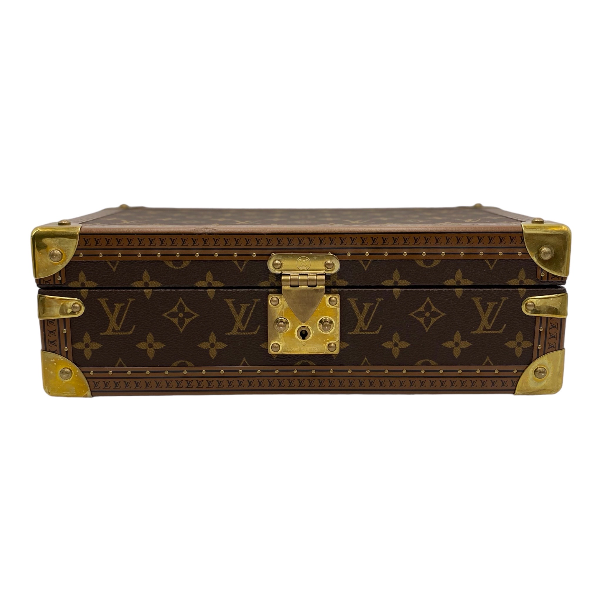 LOUIS VUITTON coffret 8 montres Monogram Trunk