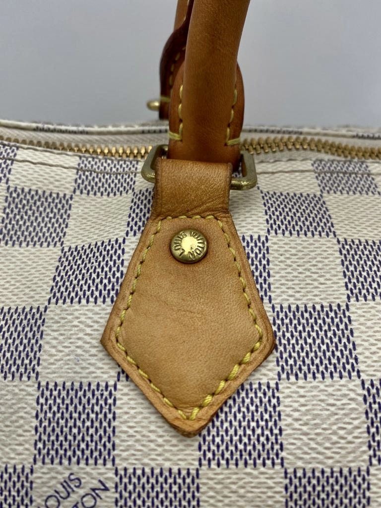 Louis Vuitton Speedy 25 Damier Azur Bandouliere