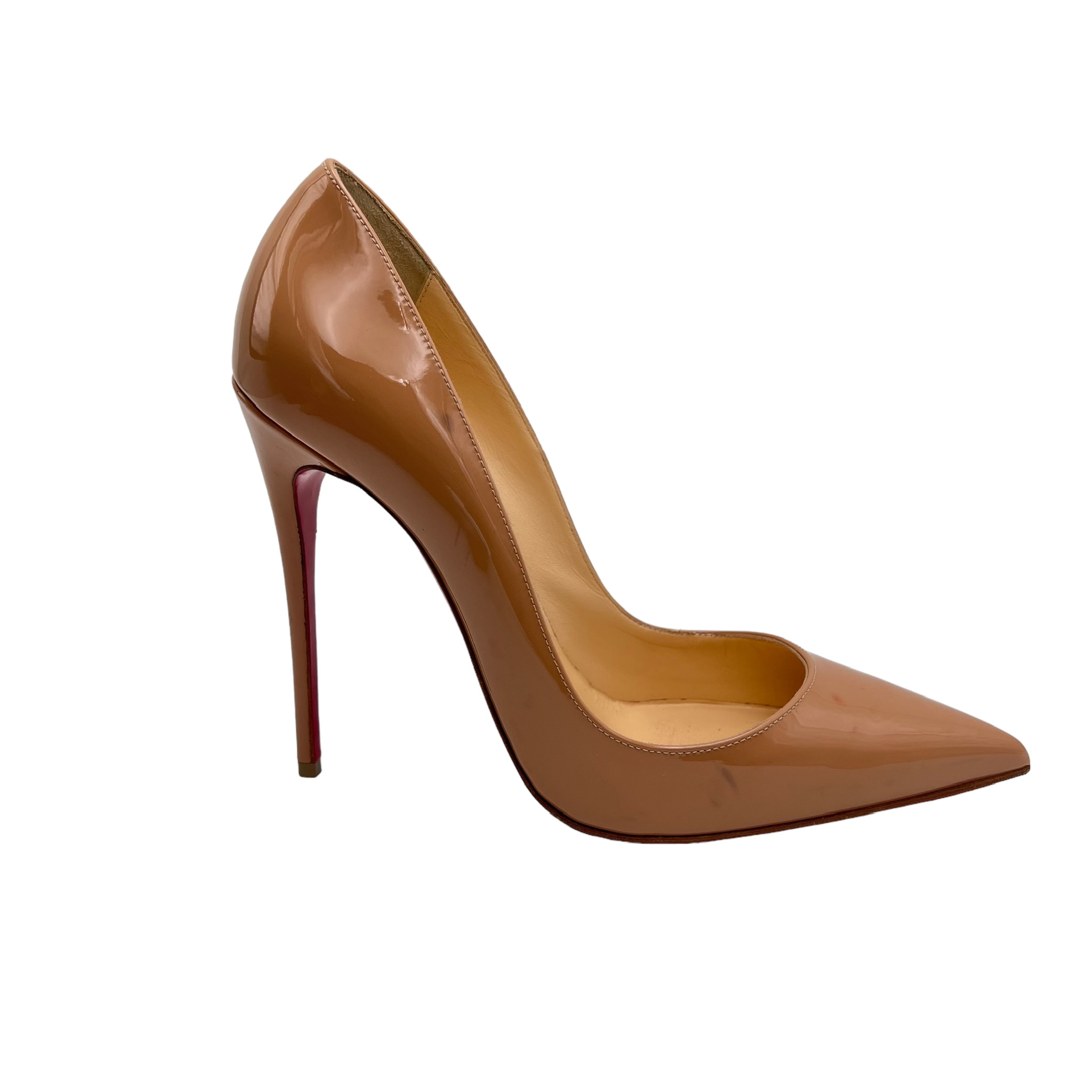 CHRISTIAN LOUBOUTIN Women's So Kate Pumps Patent 120 Neutral Size 40