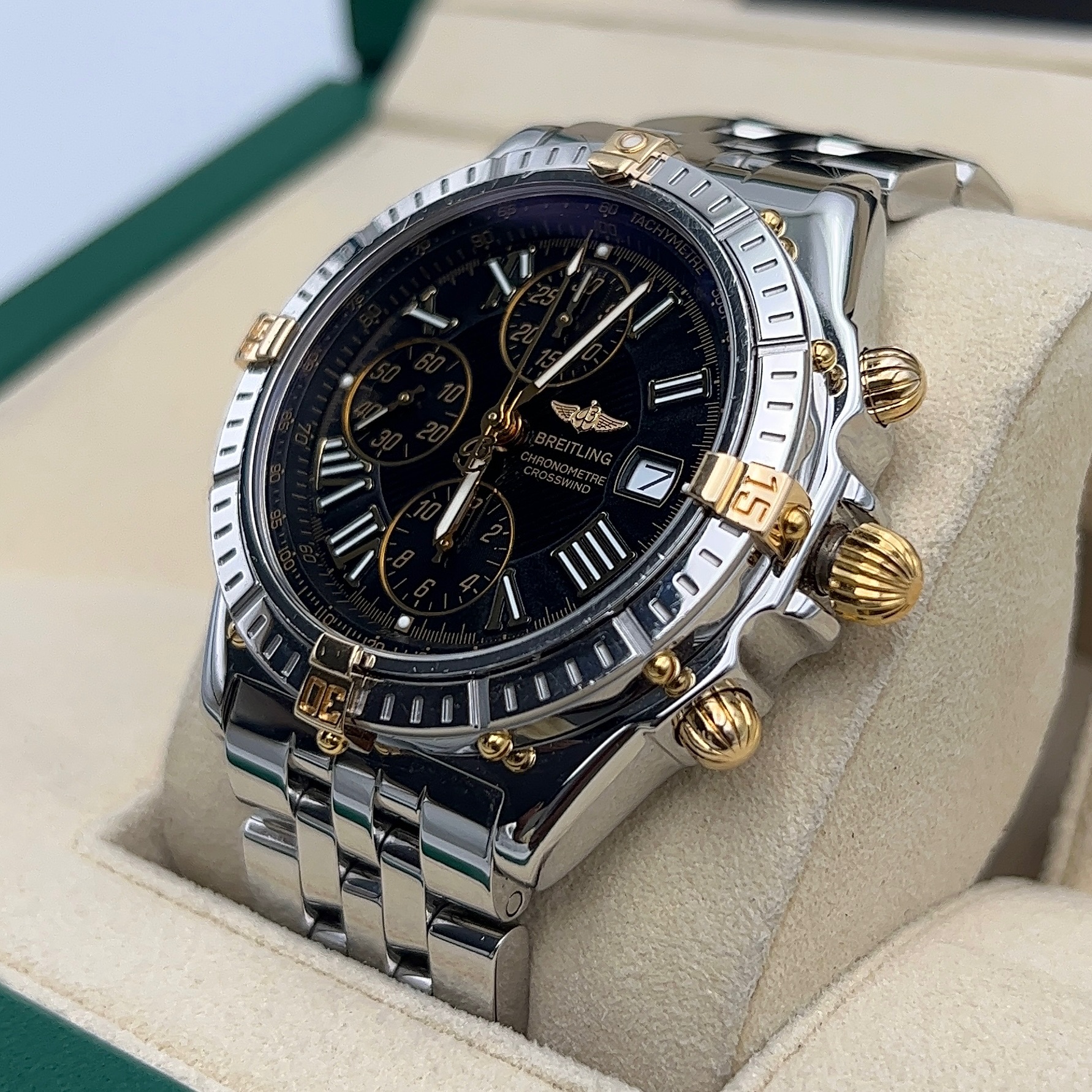 Breitling Crosswind Chronograph Steel & Gold Ref. B1335