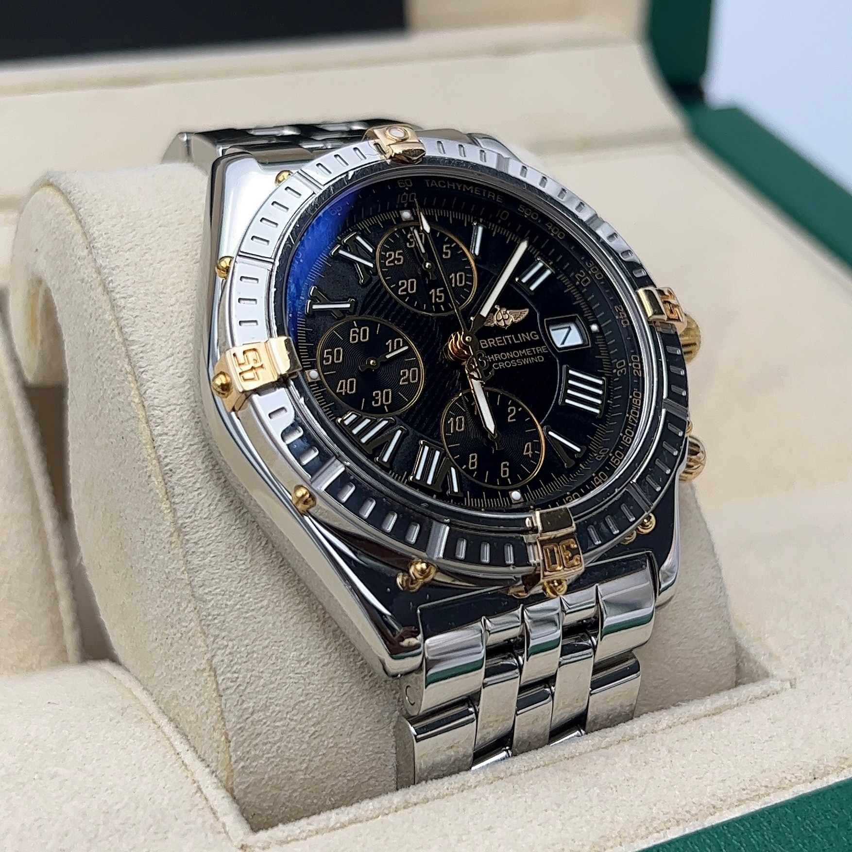 Breitling Crosswind Chronograph Steel & Gold Ref. B1335