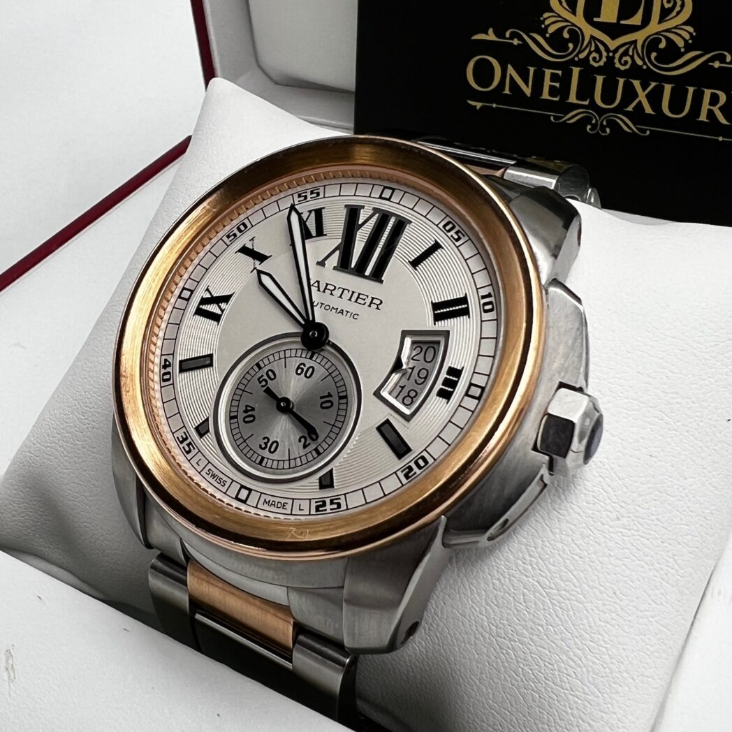 Cartier Calibre de Cartier Steel and Rose Gold W7100036