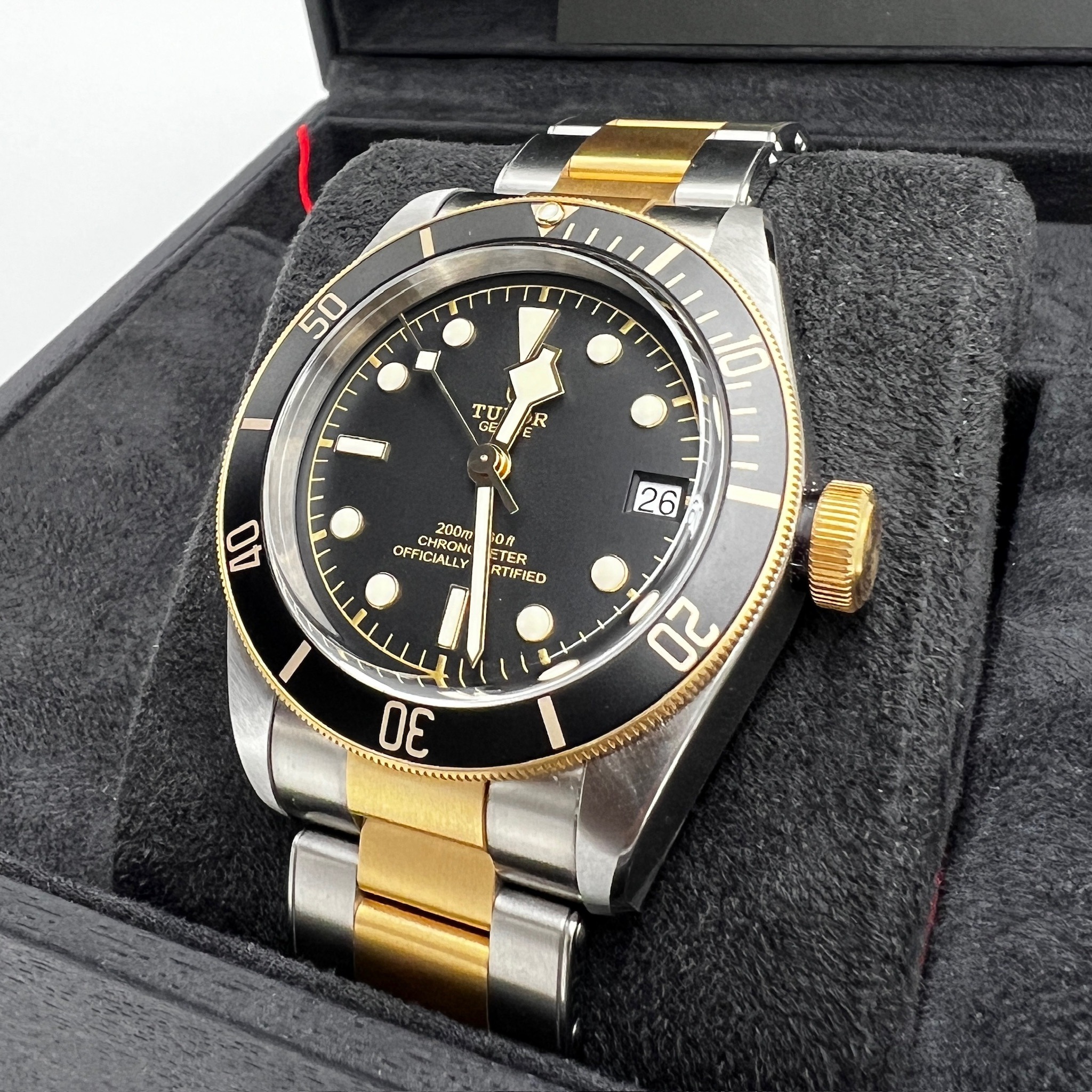 Tudor Heritage Black Bay Steel & Gold 79733N - NEW