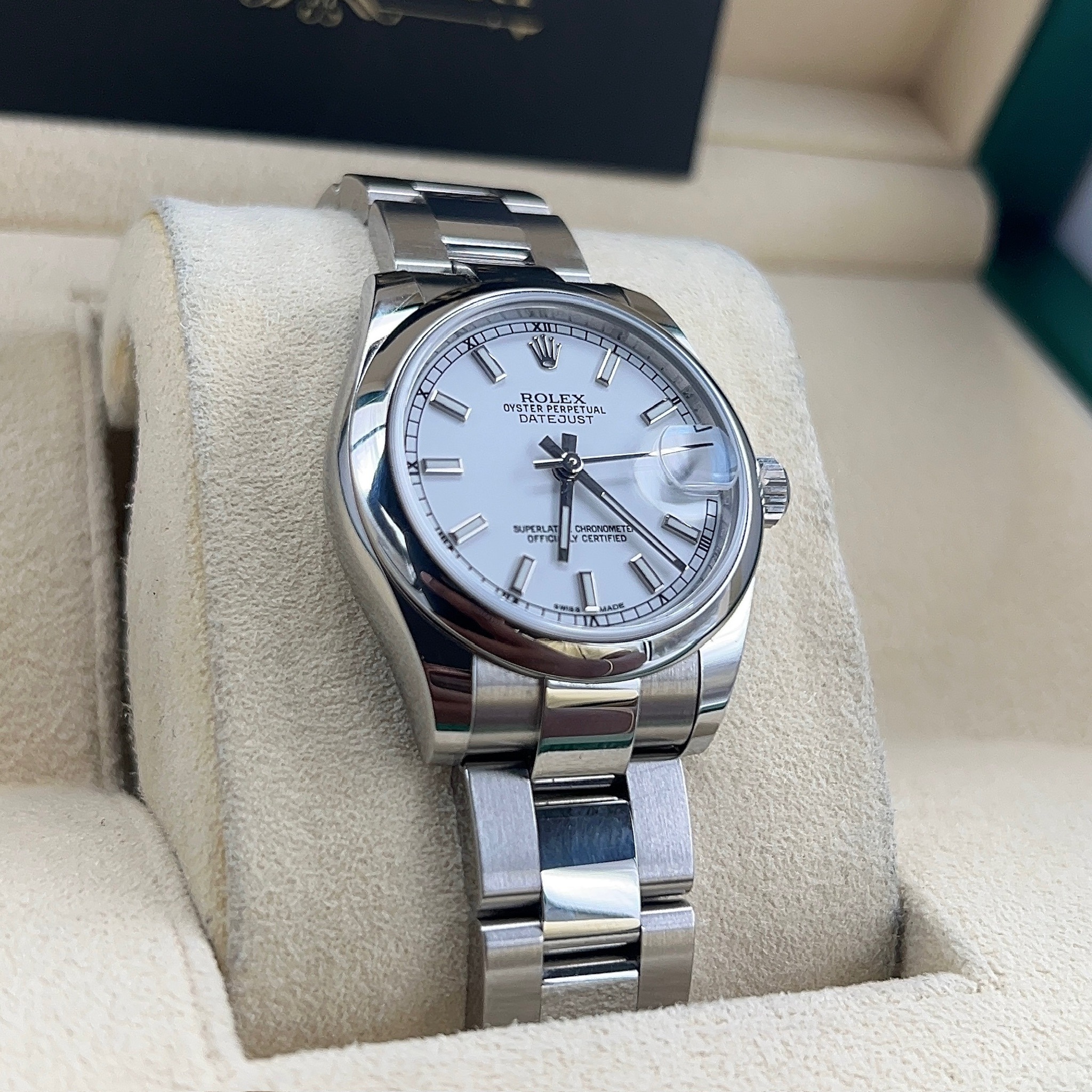 Rolex Datejust 31mm White Dial Ref. 178240 - Full set