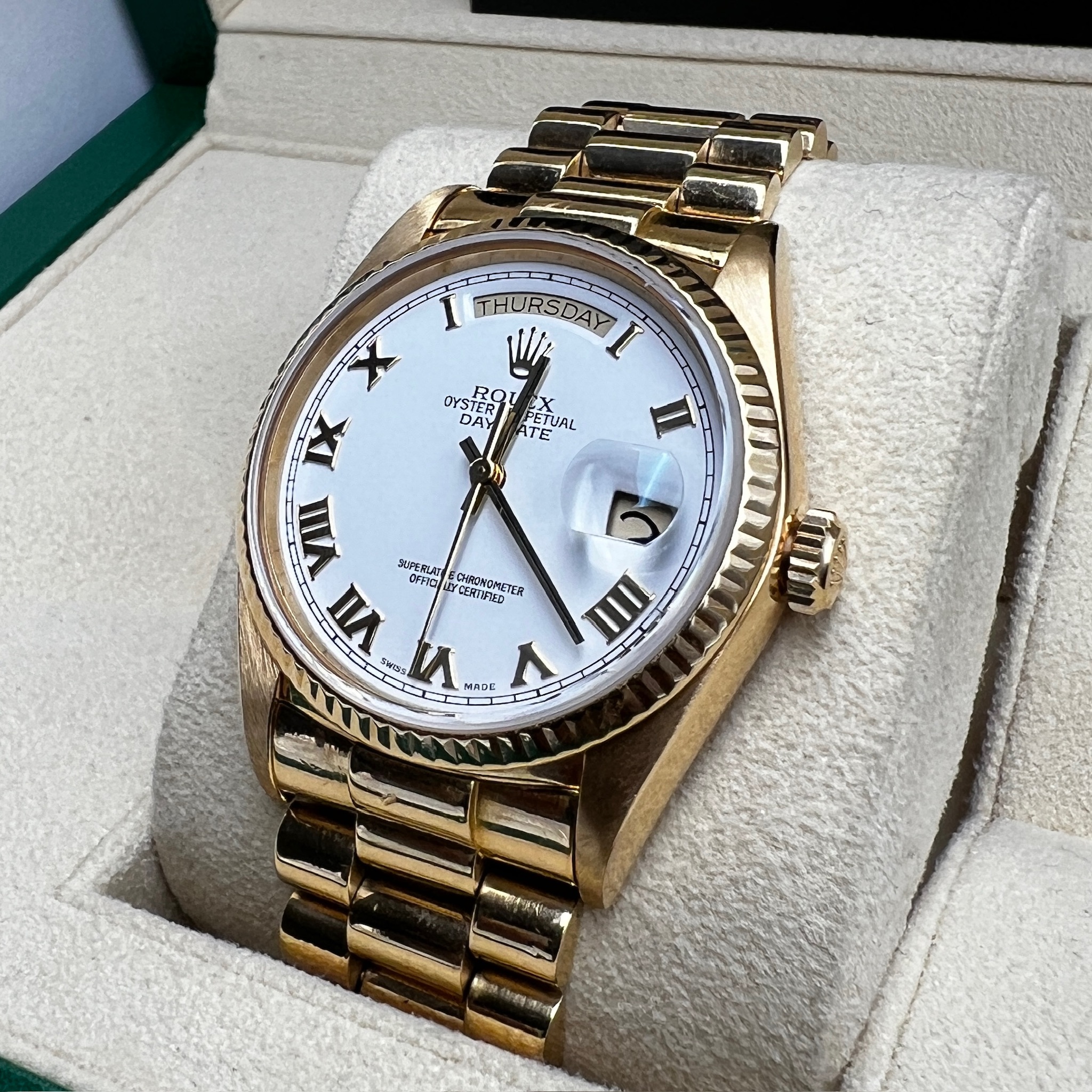 Rolex President Day Date 36mm 18k Solid Gold