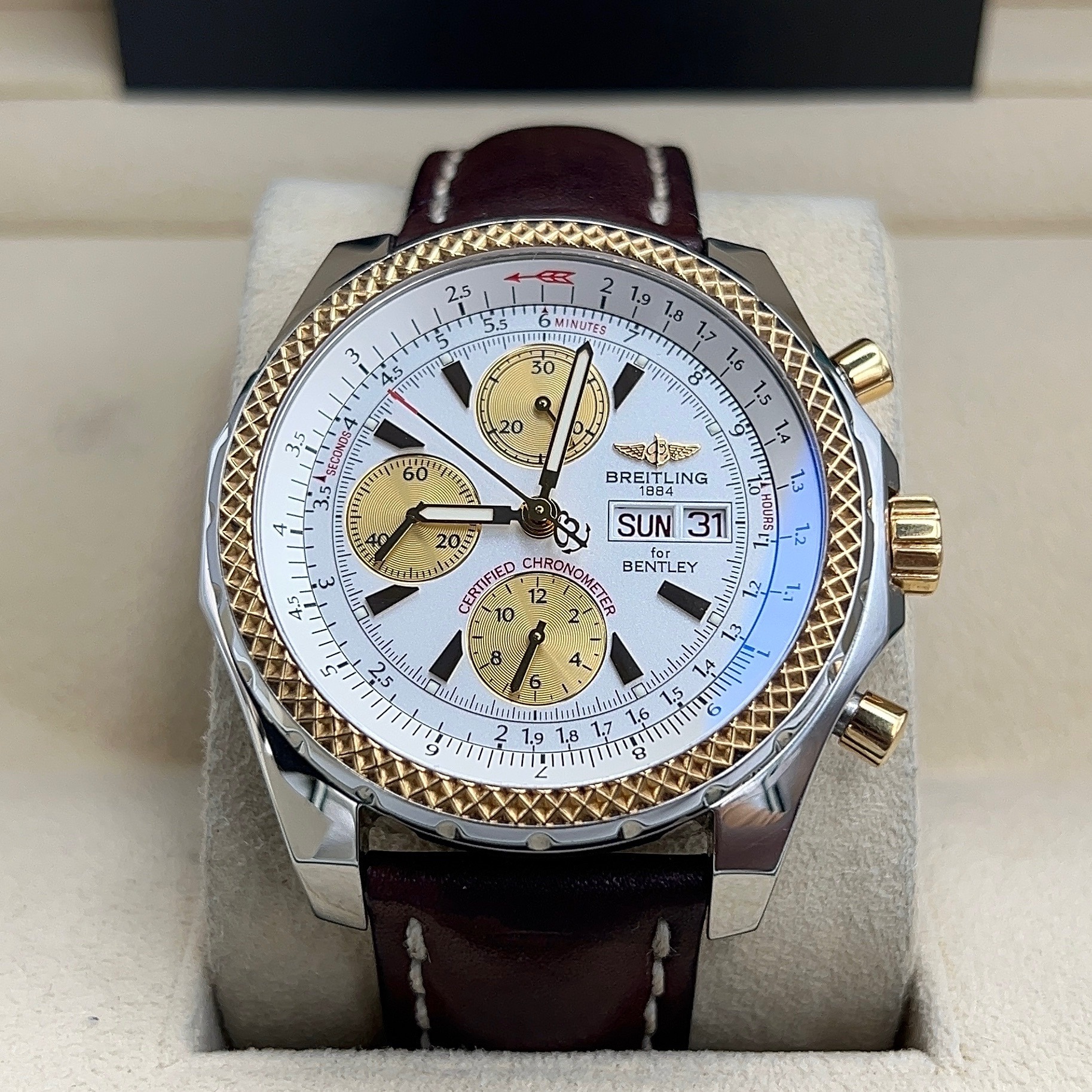 Breitling Bentley GT Steel & Gold D13362