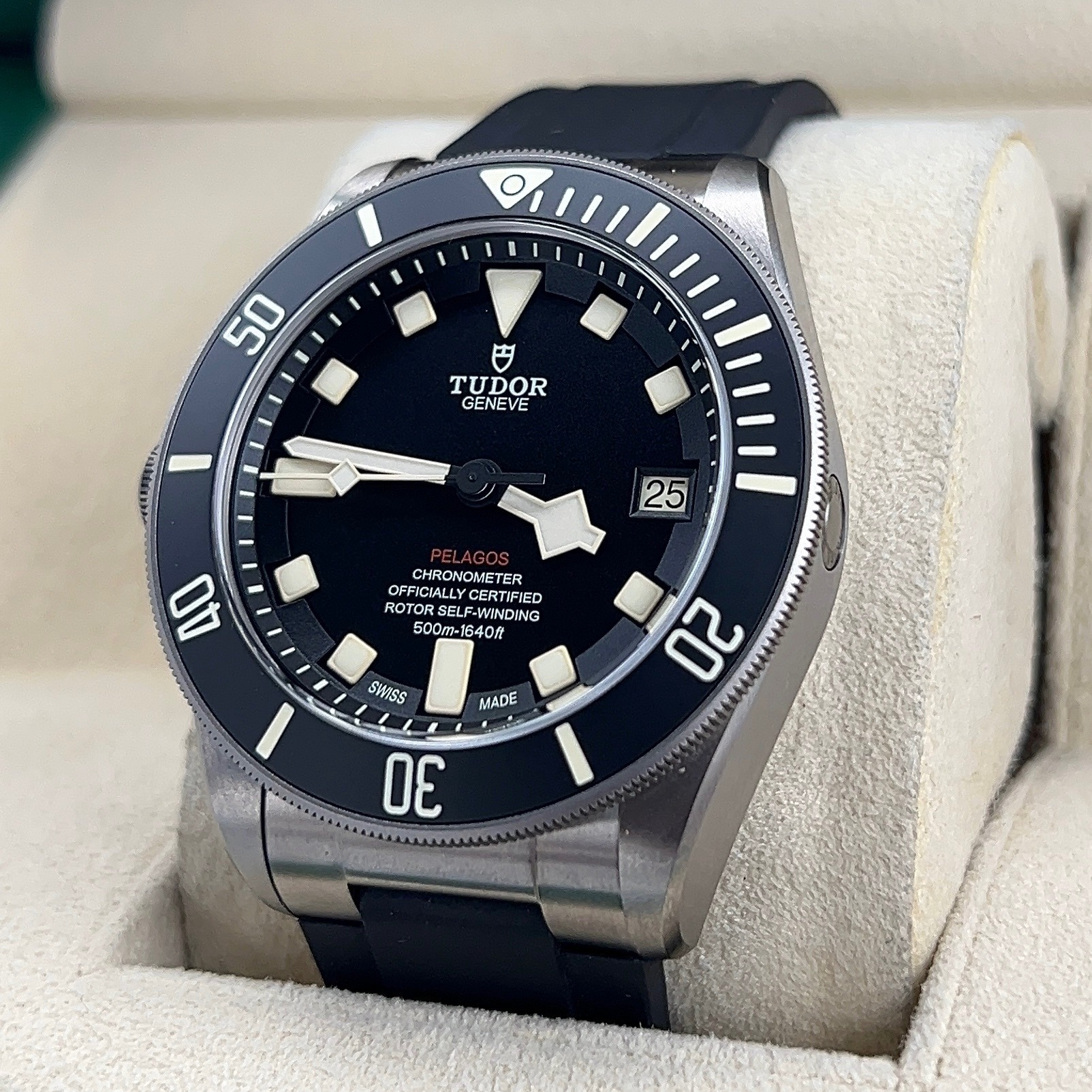 Tudor Pelagos Titanium Case and Black Bezel 25610TNL