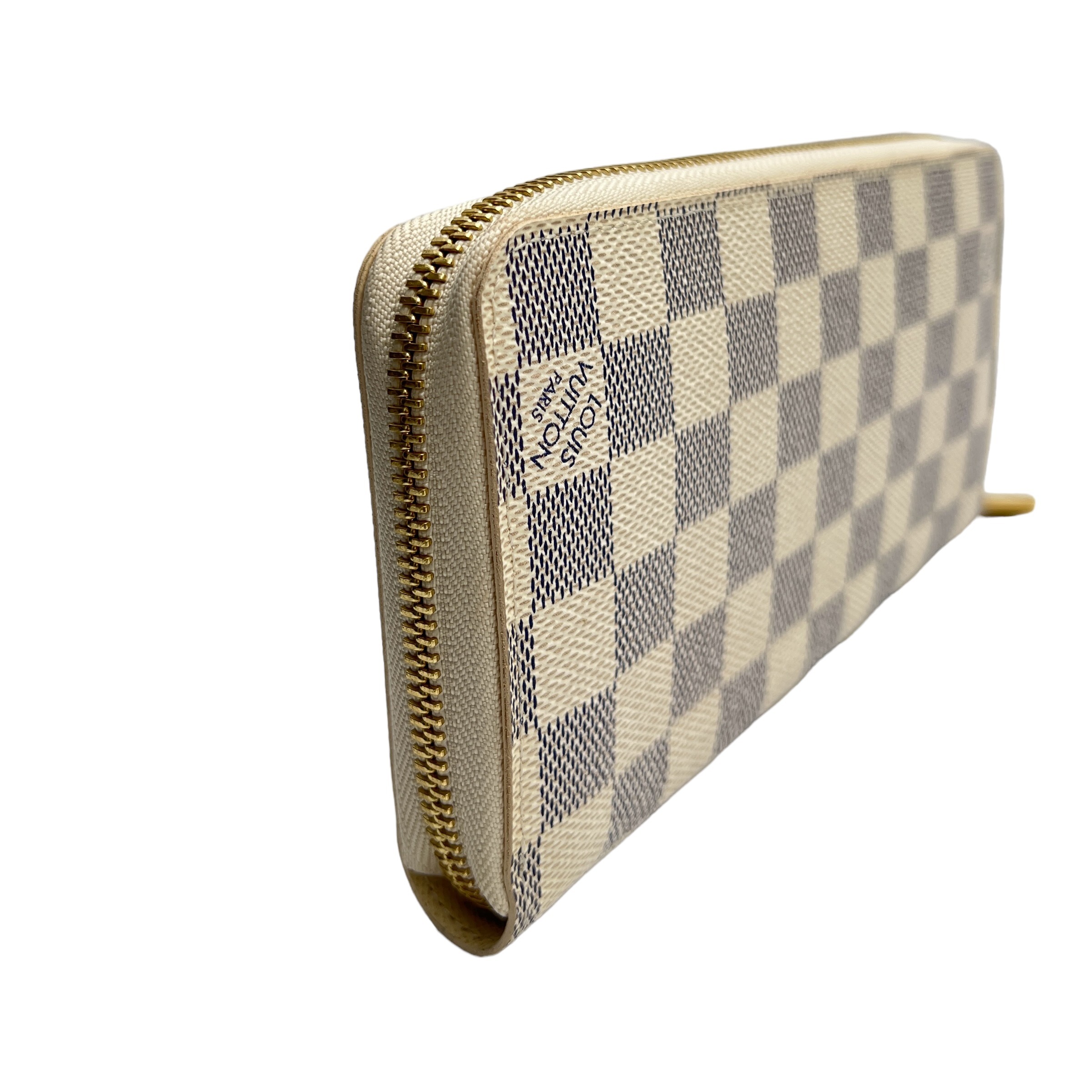 Louis Vuitton Damier Azur canvas zippy wallet