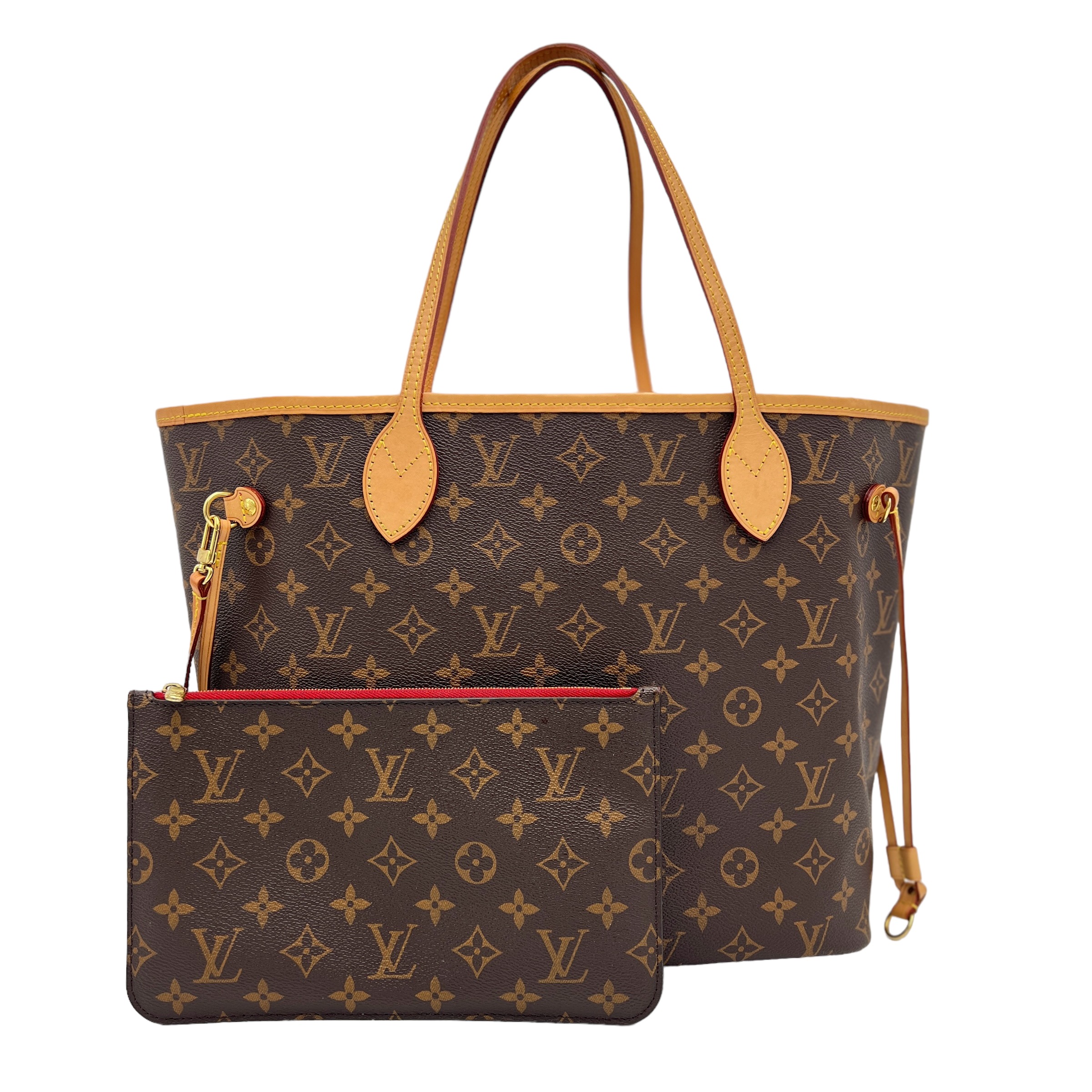 Louis Vuitton Neverfull Cerise MM Tote in Monogram Canvas