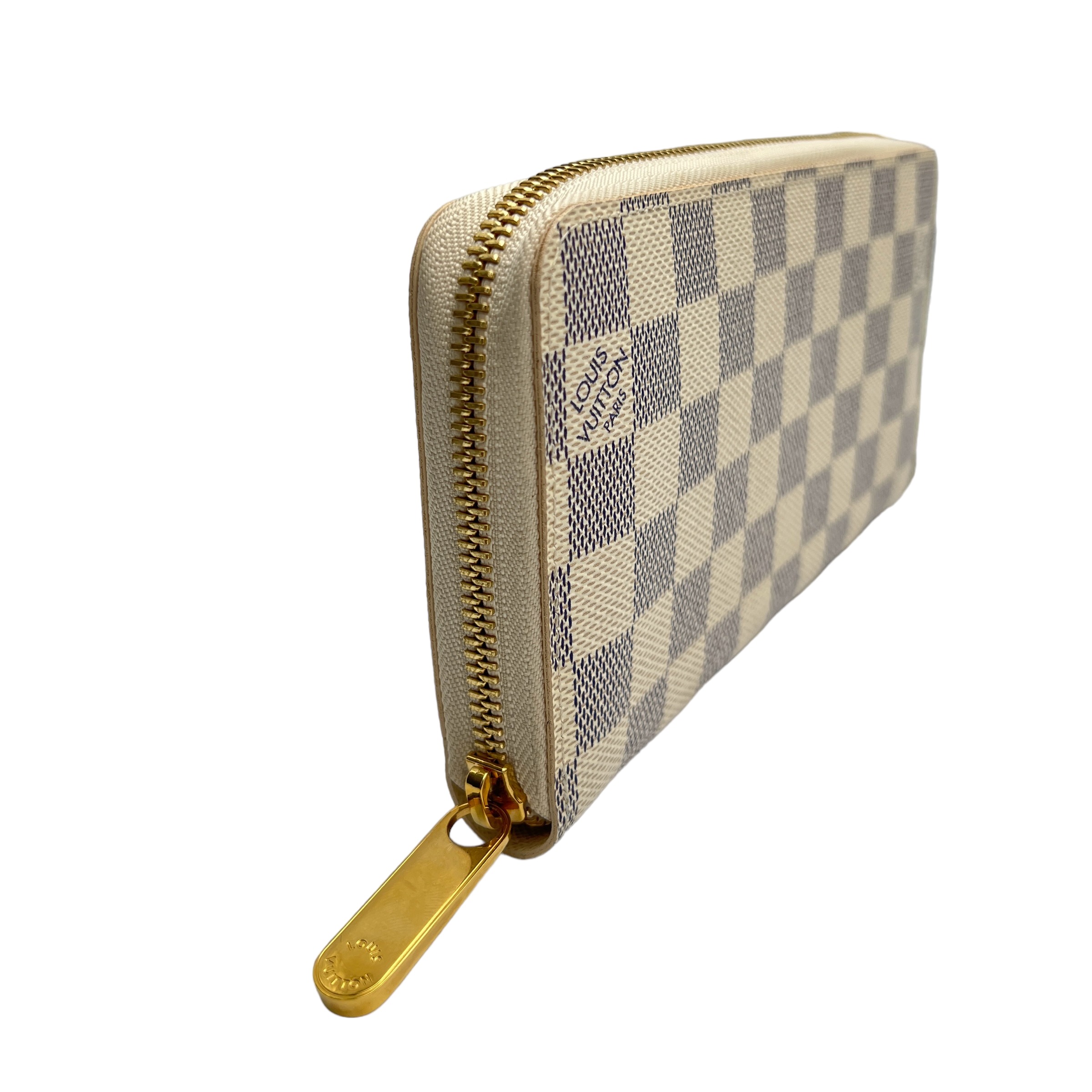 Louis Vuitton Damier Azur canvas zippy wallet