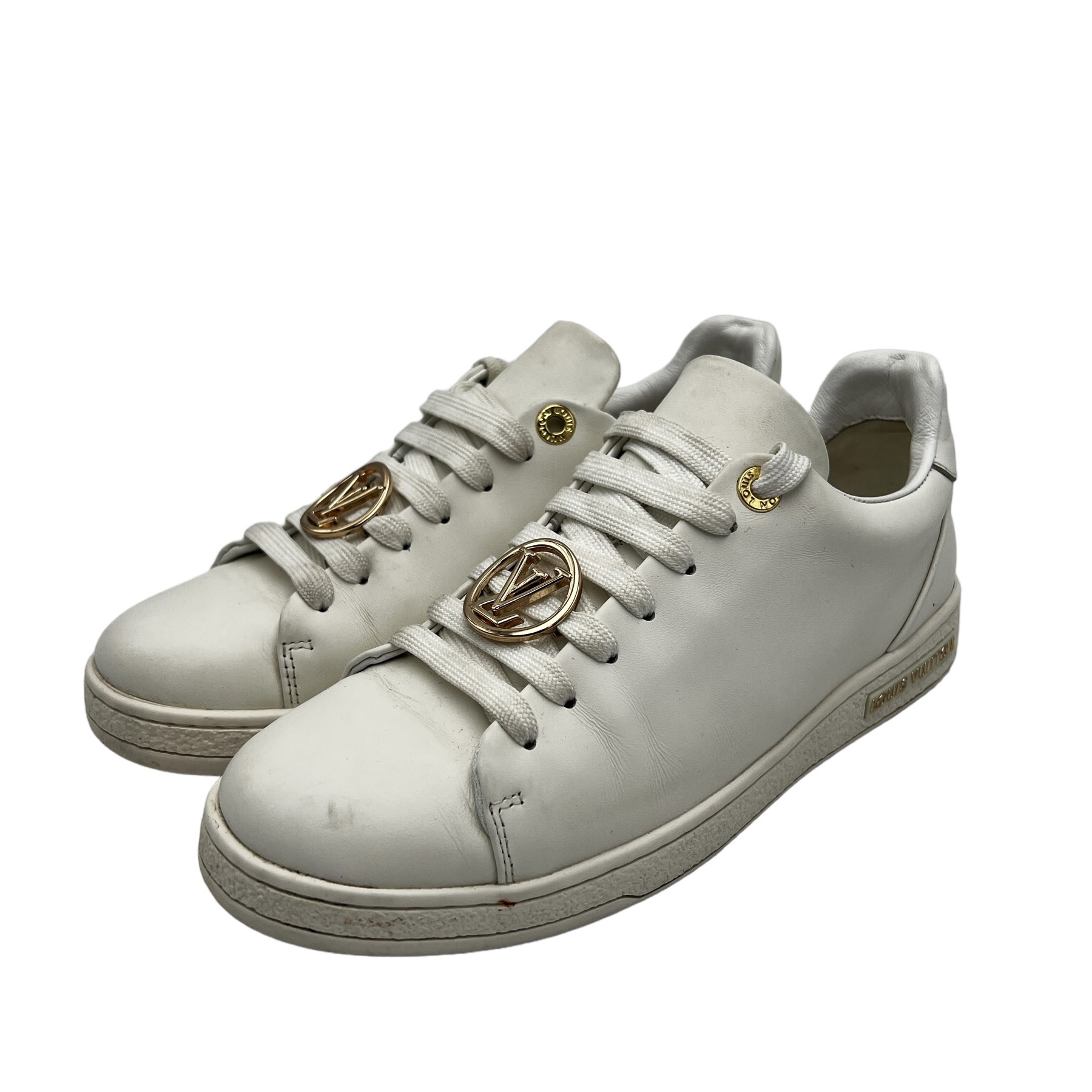 Louis Vuitton Frontrow Women White Sneakers Size 6
