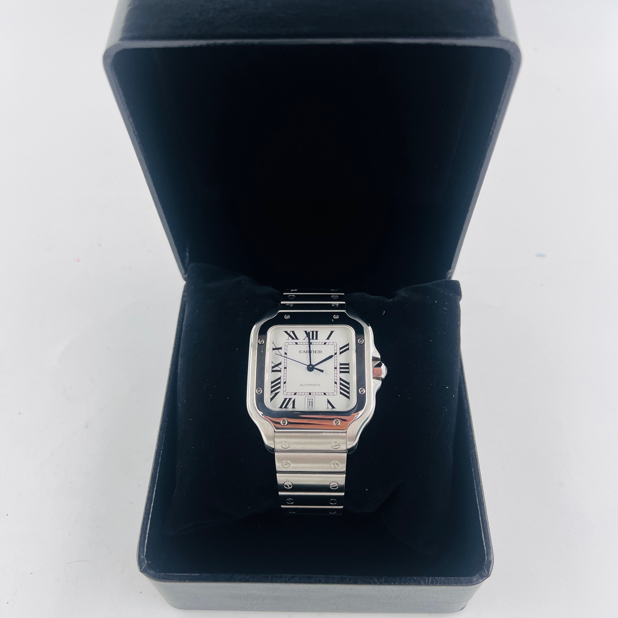 Cartier Santos Large model White Dial 4072 WSSA0009