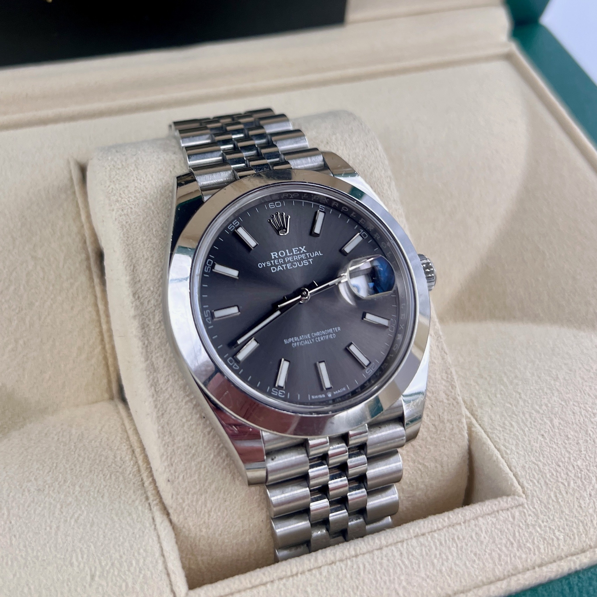 Rolex Datejust 41mm Slate Dial (126300) Jubilee - 2020