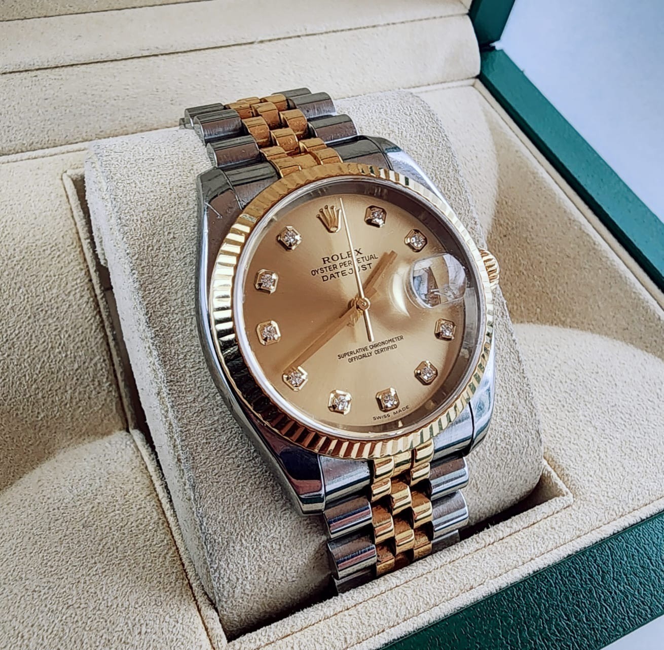 Rolex Datejust 36mm Stainless Steel and 18K ref. 116233