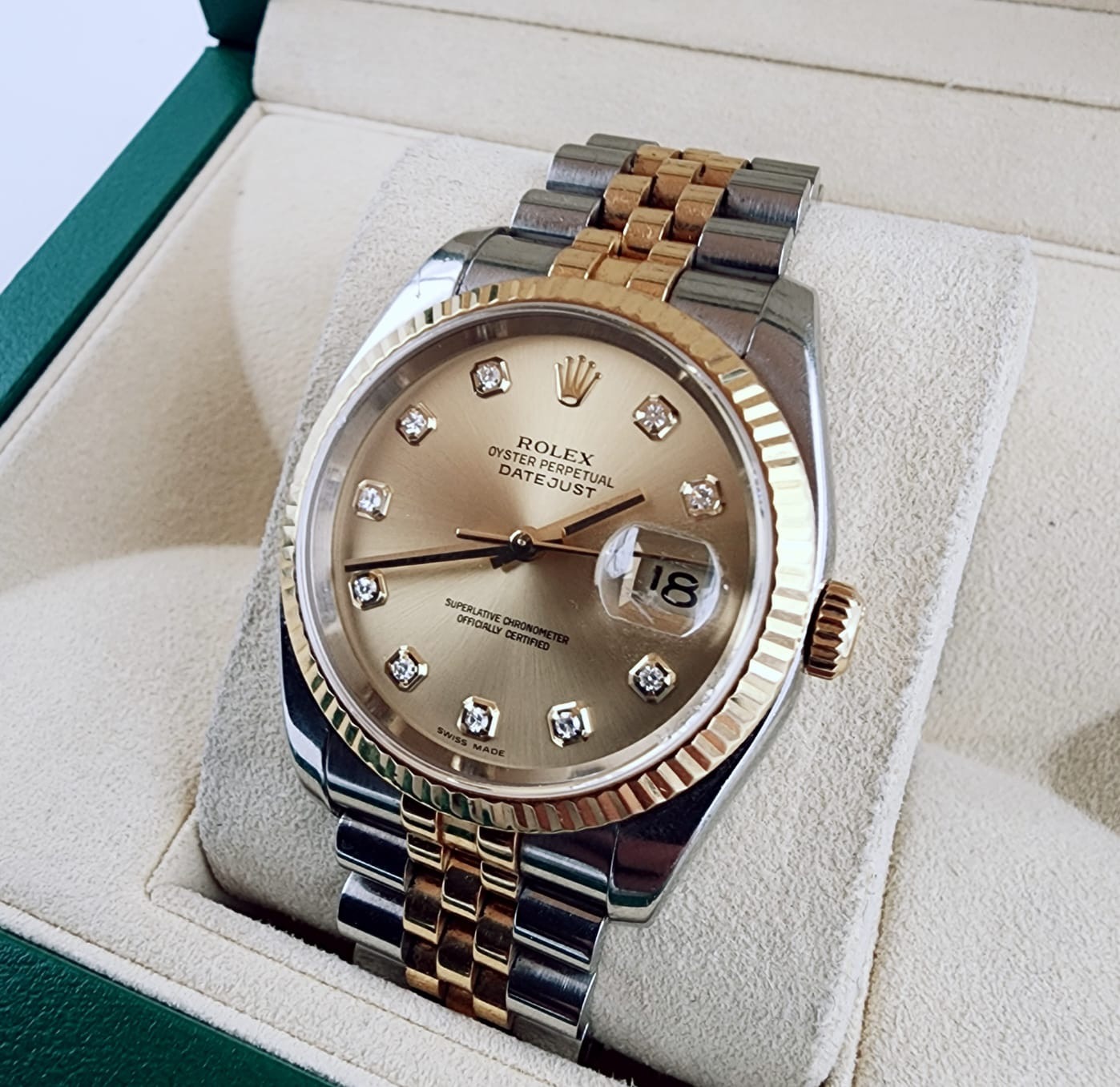 Rolex Datejust 36mm Stainless Steel and 18K ref. 116233