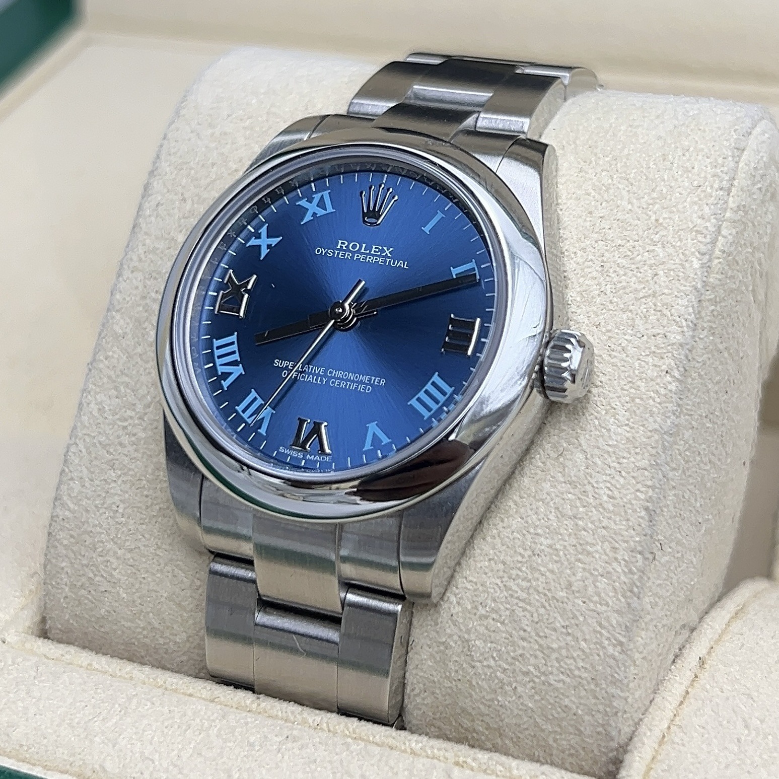 Rolex Oyster Perpetual 31 177200 Blue Dial